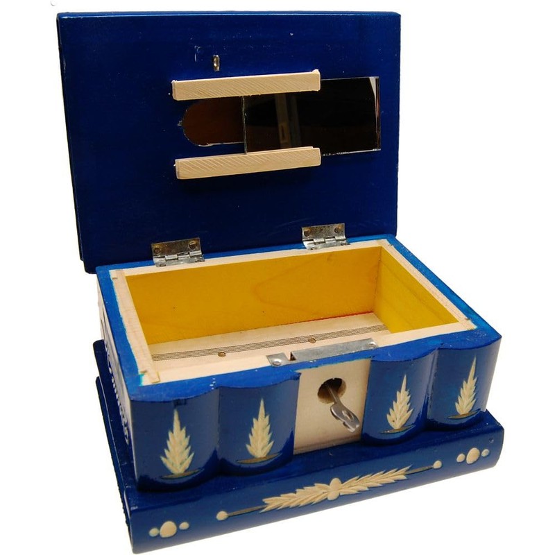 Romanian Puzzle Box - Large Blue