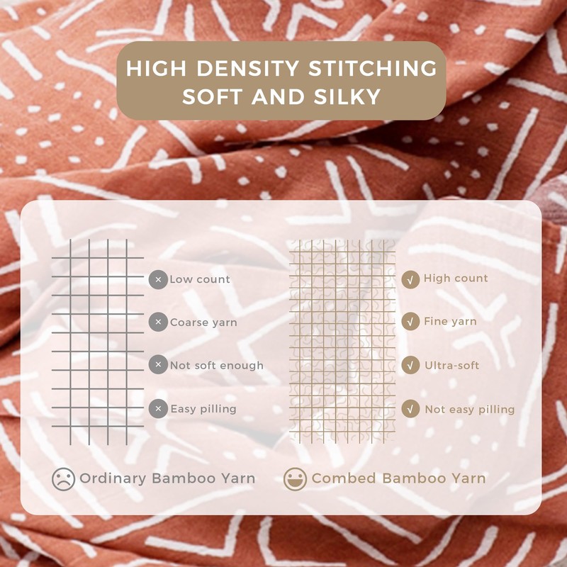 Moonkie Muslin Swaddle Blanket, Essentials Baby Receiving Blanket for Girls