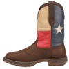 Durango Men's 11" Pull-On DB4446-M, Dark Brown/Texas Flag, 10.5 D