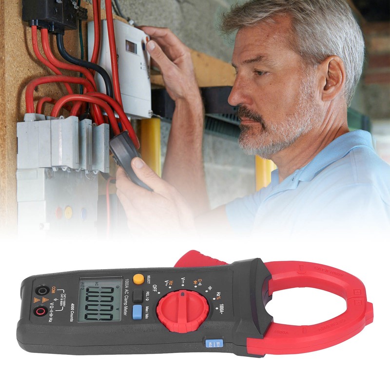 Digital Clamp Multimeter AC DC Current Resistance Repair Meter Digital
