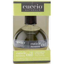 Cuccio Naturale, Aceite Revitalizante para Cutículas con Limoncillo y Árbol de Té, 75 ml, Hidratante Natural sin Parabenos