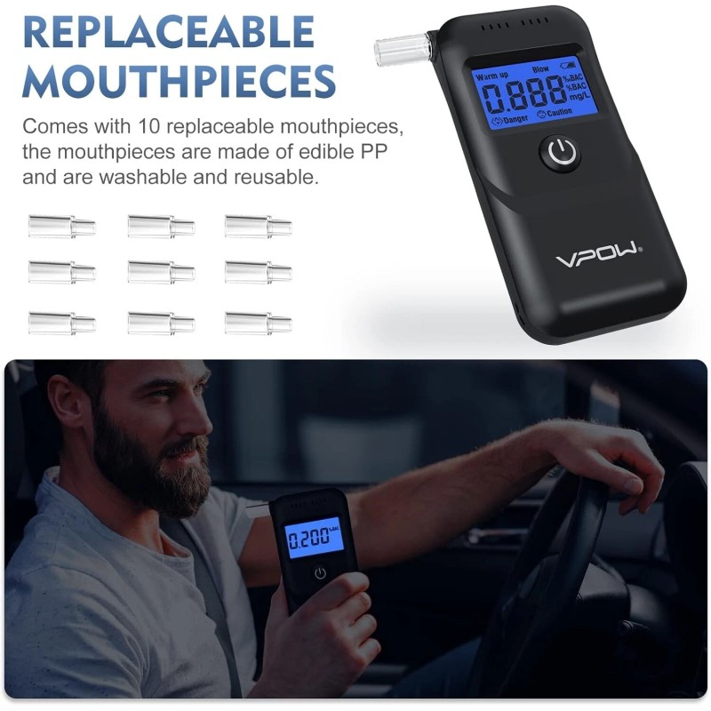 Accurate Alcohol Testing: Professional-G<wbr/>rade Breathalyzer for Personal Use