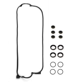 Vincos - Juego de juntas de tapa de válvula de motor con juntas de bujía y arandelas de repuesto para 12341PT0000 VS50365R VCHO012 036-1791 compatible con Honda Accord DX LX 2.2L 1990-1998