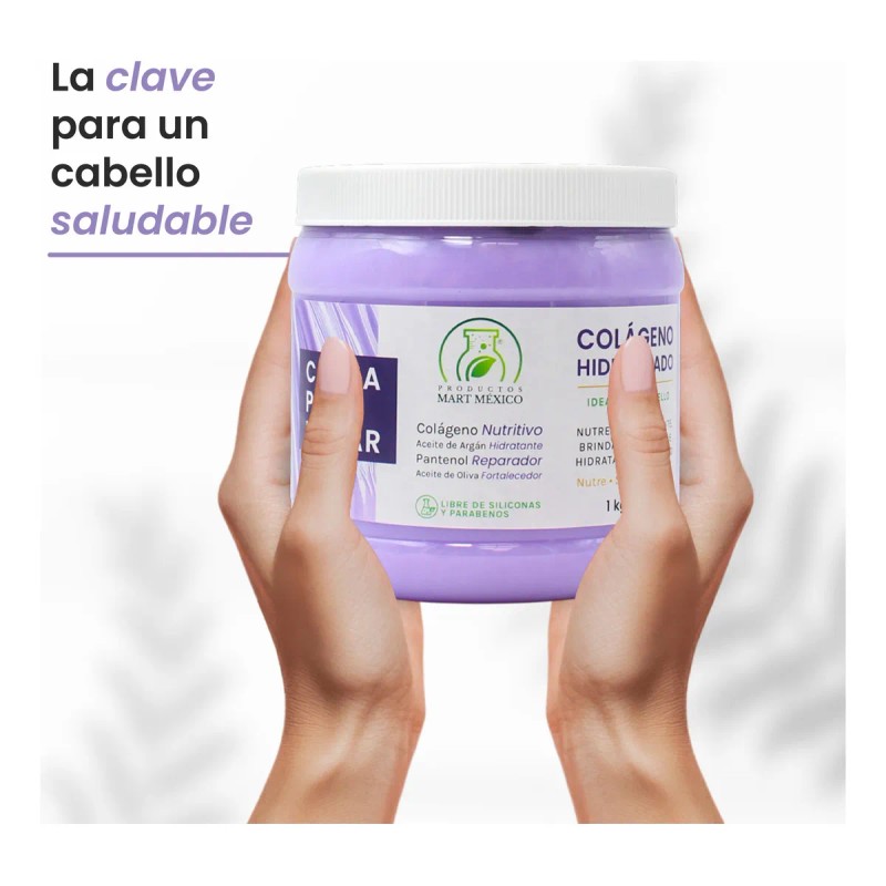“Mascarilla Capilar Nutrición Profunda Productos Mart – Hidratación y Reparación