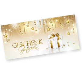 tatmotive Gift Vouchers Christmas Stardreams (50 Sets) Vouchers Christmas Voucher Cards with Envelopes for Customers for Company Commercial