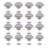 VCRANONR 16 PCS Mushroom Duvet Clips Grey Quilt Fixing Clips