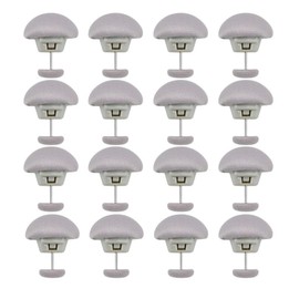 VCRANONR 16 PCS Mushroom Duvet Clips Grey Quilt Fixing Clips