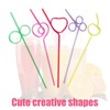 12 Designs 24 Pieces, Party Straws for Kids and Adults,