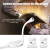 Ubitree LED Clip-On Reading Light - Stepless Dimmable, 3 Lighting