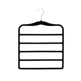 AURA LIVING- Organization and Storage 3 Pants-Hangers- Space-Saving Closet-Organizers-and-Storage Non Slip Velvet Hanger- Pants Hanger