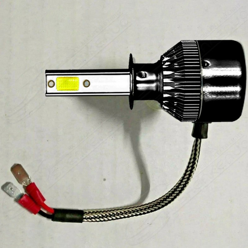 SHENKENUO 2x H1 8000K Ice Blue LED Headlight Bulbs Conversion