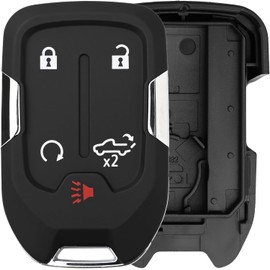Sianxaido 13591396 Key Fob Shell Case Compatible with Silverado 1500 LD 2019 Sierra 1500 Limited 2019 2022 Silverado 1500 2500 HD 3500 HD 2019-2021 Sierra 1500 2500 HD 3500 HD 2019-2022 2PCS