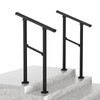 LOVMOR 2 Pack 2 Step Hand Rails for Outdoor Steps,