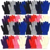 Unbranded 72 Pack Wholesale Assorted Warm Winter Gloves Thick Knit Brushed Interior Lot
