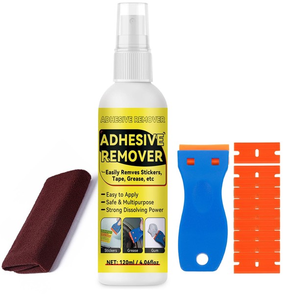 Adhesive Remover, Multipurpose Sticker Remover, Surface-Safe Glue Remover with Plastic