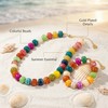 Gmai Chunky Bead Necklace and Bracelet Set for Women Boho