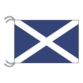 TOSPA Scotland Flag ML Size 17.7 x 26.6 inches (45 x 67.5 cm), Made in Japan, World Flag Series