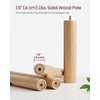 VASAGLE Solid Wood Coat Rack, Free Standing Hall Coat Tree