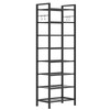 8 Tiers Narrow Shoe Rack 16-24 Pairs, Sturdy Metal Tall