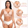 Ganado Deep V Wireless Bras for Women No Underwire Push