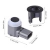 Slakerbe Parking Aid Sensor Bumper, 28438-5ZA3B 28533-3SH0A Parking Bumper Reverse