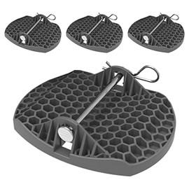 XL Caravan Jack Pads METAL PIN 4 X Attach A Pads Caravan Steady Feet