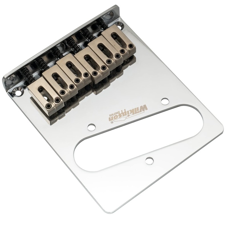 Wilkinson WOT03 52.5mm (2-1/16 inch) Guitar Telecaster Bridge Modern 6-Saddles