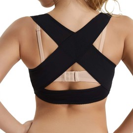 JOYSHAPER Chest Brace Up Women Posture Corrector Back Support Shapewear Breast X Strap Bra Support Shaper Vest Tops