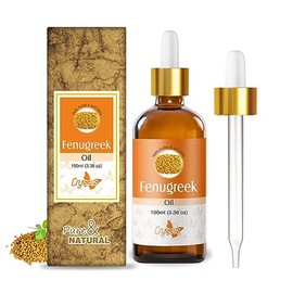 CRYSALIS Fenugreek Oil | Pure & Natural Undiluted Cold Pressed Carrier Oil - 100ml/3.38 fl oz
