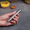BESTonZON Peach Pitter 2pcs Stainless Steel Fruit Core Remover Fruit