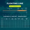 SF Fly Fishing Floating Line with Welded Loop Weight Forward