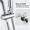 Carvedexquisitely Shower Head Shut Off Valve,304 Stainless Steel 1/2" Mini