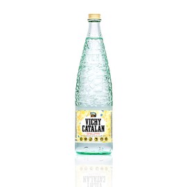 Vichy Catalan - Sparkling Mineral Water - 33.8 oz (1 Liter) (12 Glass Bottles)