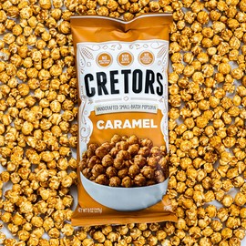 G.H. Cretors Caramel Popcorn, Non GMO, Zero Trans Fat, 8 Ounces (Pack Of 12)