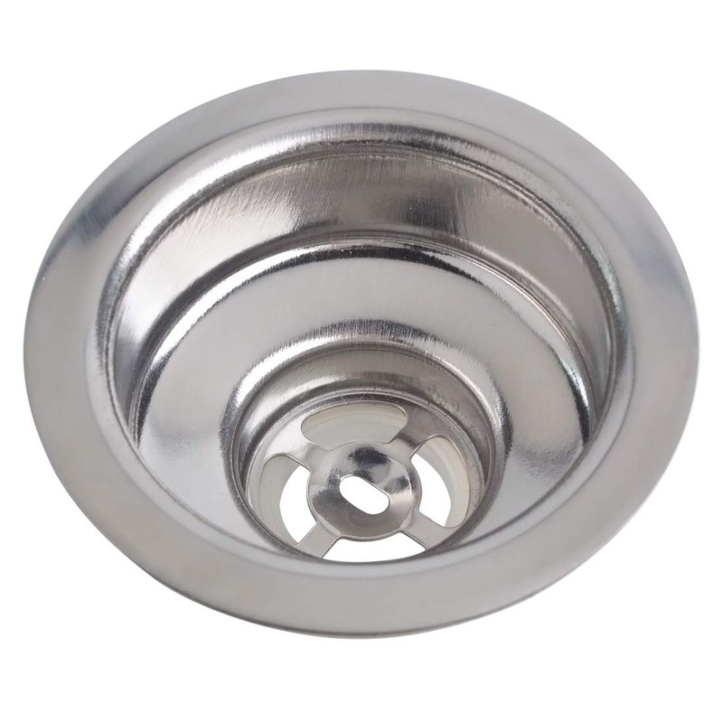 Hydro Master Kitchen Sink Basket Strainer Standard Drains(3-1/2 Inch)，Durable Stainless
