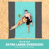 Beach Blanket Waterproof Sandproof 78''X81''/10'X9' Oversized Big Blanket