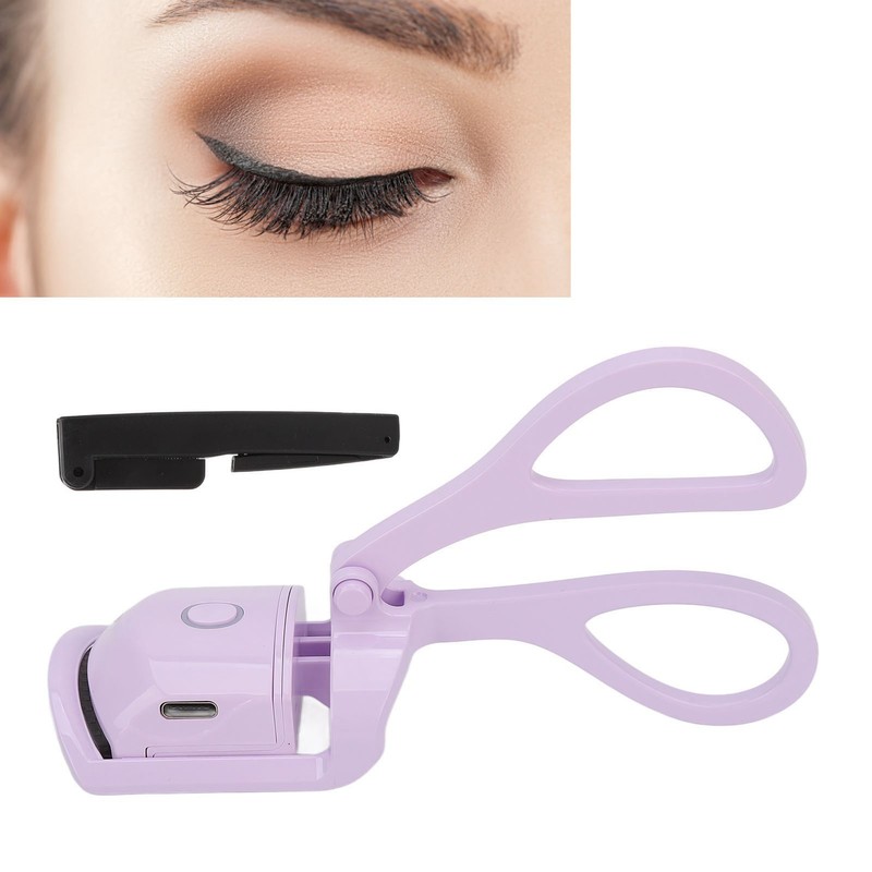 Heated Eyelash Curler Multifunction 30s Preheat Prevents Scald Electric Eyelash