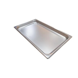 SUNRISE Commercial Grade Stainless Steel Straight-sided Hotel Pan, NSF listed (1, Full Size x 1")