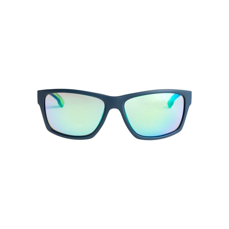 Quiksilver Men's Trailway Sunglasses, Matt Navy/ML Yellow