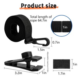 Gewaha 24Pcs Pool Solar Cover Reel Attachment Kit, Pool Solar Cover Reel Straps, Solar Blanket Straps Kit, Strong Grip Universal for In-ground Swimming Pool