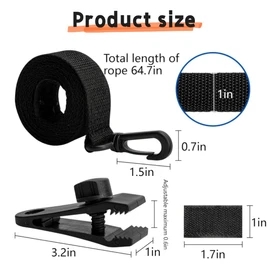 Gewaha 24Pcs Pool Solar Cover Reel Attachment Kit, Pool Solar Cover Reel Straps, Solar Blanket Straps Kit, Strong Grip Universal for In-ground Swimming Pool