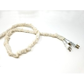 Natural Off White Lamp Cord Cover Thin-Style Muslin 9 ft long