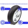 Mobility scooter replacement wheel,8"x2" (200x50) Flat-Free Front Wheel Tri-Spoke Rim