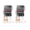 LEVANLIGHTING 2Pcs 60Amp Circuit Breaker DC 12V-48V with Inline Fuse