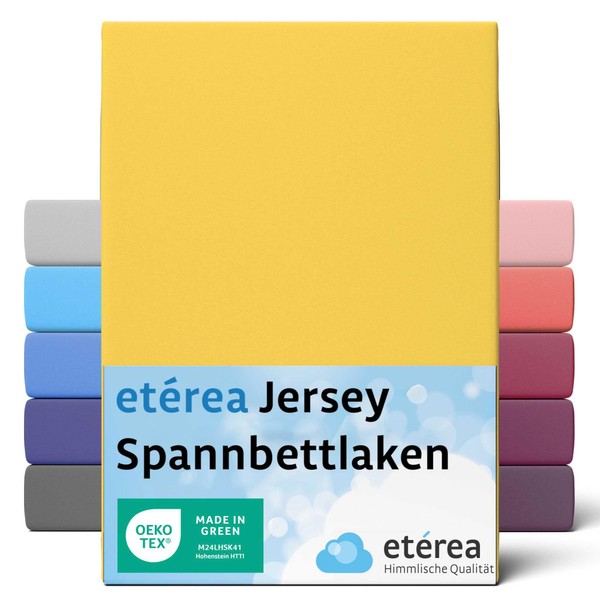 etérea Jersey Fitted Sheet, 100% Oeko-Tex Certified Cotton Bed Sheet