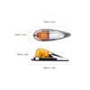 Cab Marker Light, 5pcs Cab Marker Light Weatherproof Amber Teardrop