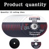 12 Pcs 76mm Cutting Disc, Cutting Discs, Angle Grinder Discs