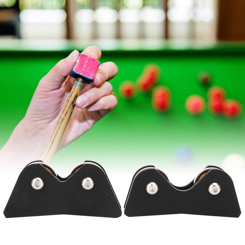 Pool Billiard Cue Roller 2Pcs Lightweight Pool Billiard Cue Snooker