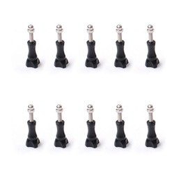 Oumers Long Thumbscrew with Cap Thumb Screw Set Stainless for GoPro Accessories Monopod Handhold Stick Mount/Windshield Suction for Gopro Hero5 Black, Hero4, Hero3+, Hero3, Hero2 Camera (10pcs/Pack)