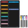 TMS A3 / A4 Multi-Coloured Magnetic Weekly Planner/Memo Board/Calendar –